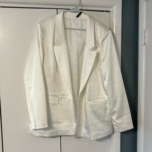 Silky Bridal Blazer Suit Jacket